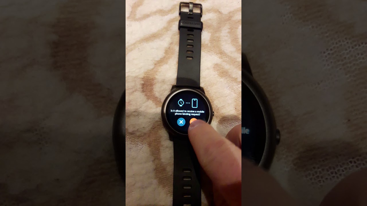 Haylou smartwatch screen not responding to touch