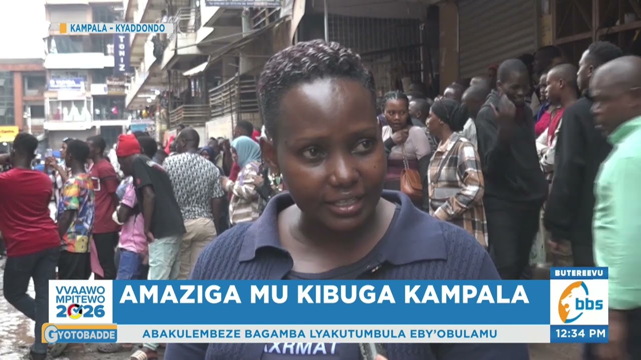 Amaziga mu Kibuga Kampala, Amataba Gayingidde mu Maduuka g’Abasuubuzi