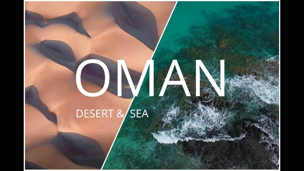 Beautiful OMAN - Desert & Sea - 4K - Drone