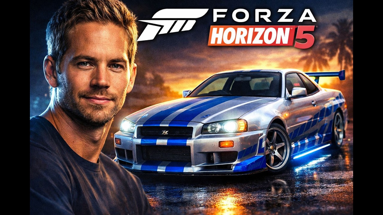 Paul Walker GT-R R34 Skyline Forza Horizon 5