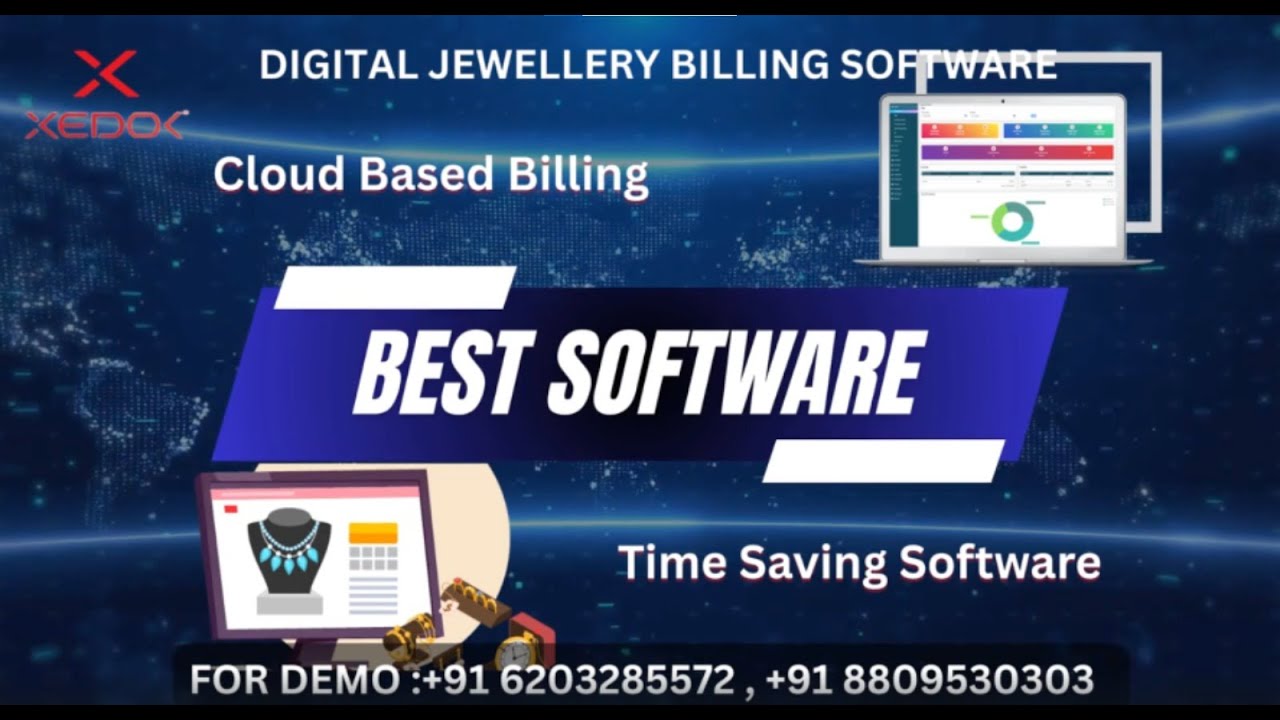 Jewellery Billing & Inventory Software for Retail Shops | GST Ready ERPbest video | XEDOK software