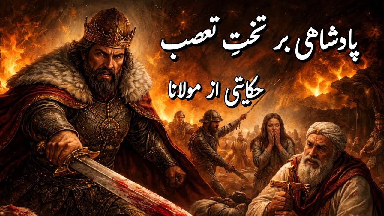 وقتی تعصب پادشاه می‌شود | حکایتی تکان‌دهنده از مثنوی مولانا