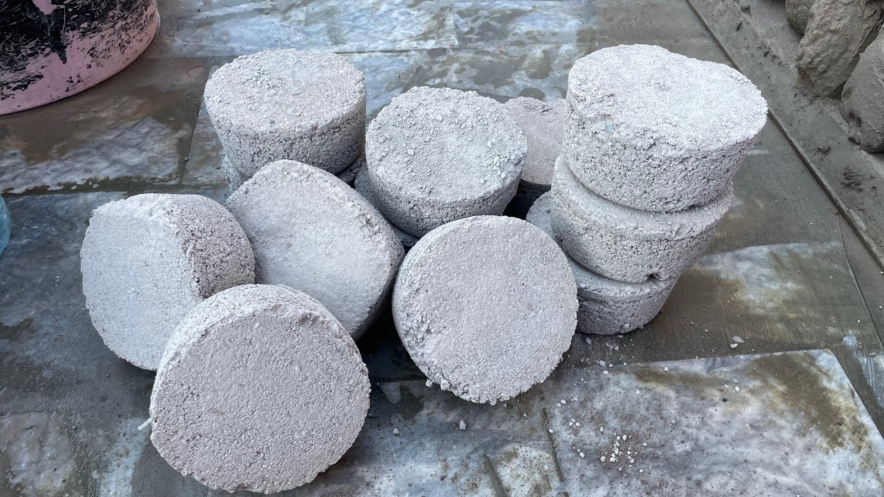 White Concrete dry Floor Crumbling