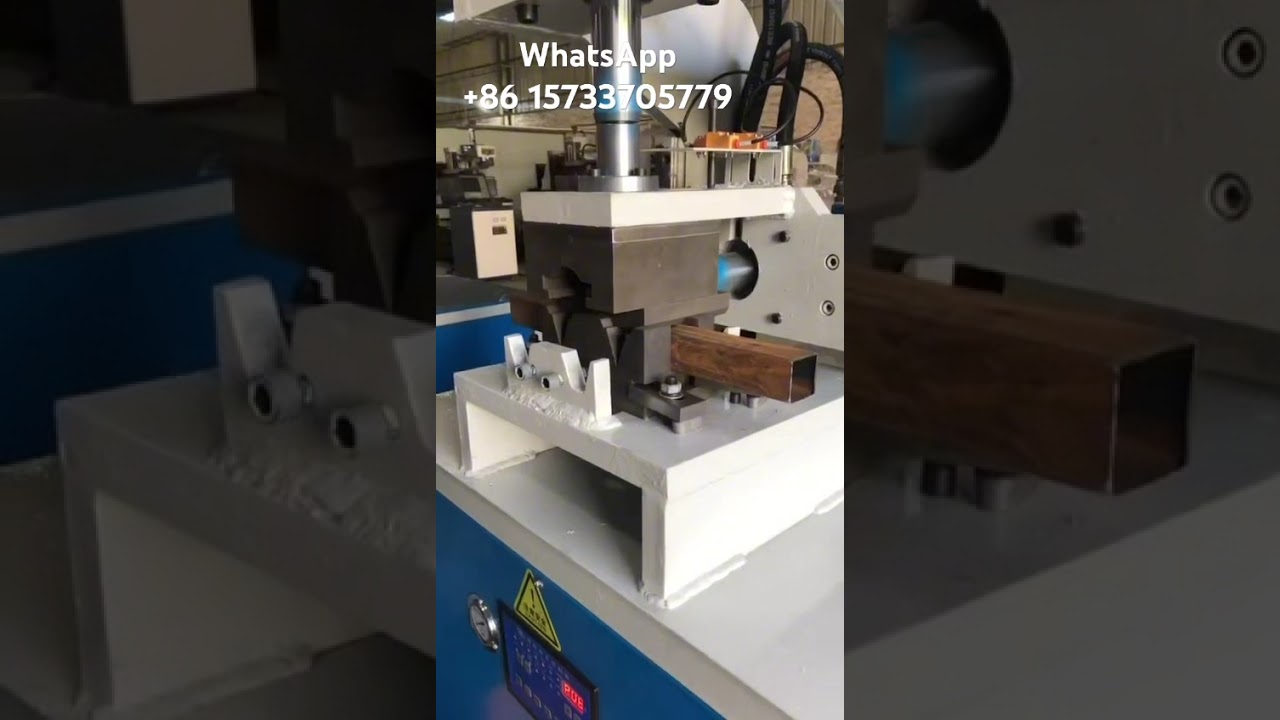 Hydraulic square tube corner cutting machine Made in China 