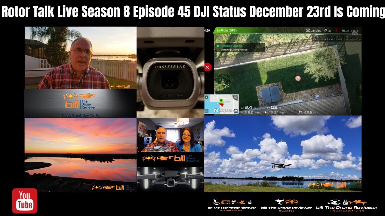 Rotor Talk Live Season 8 Episode 45 DJI Status December 23rd Is Coming  📱