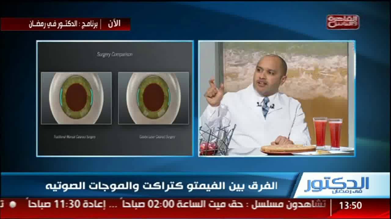 أسباب وعلاج المياه البيضاء | دكتور أشرف سليمان استشاري طب و جراحة العيون برنامج #الدكتور