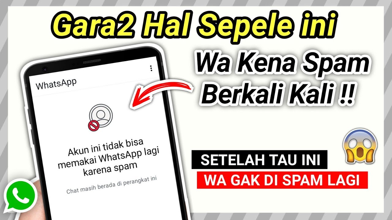 WhatsApp Kena Spam Terus ? Penyebab Wa Terkena Spam Berkali kali || Wajib tau ini !