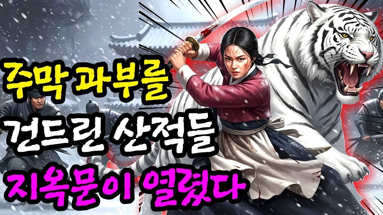과부의 주막을 건드린 산적들… 그날 밤 드러난 백호의 충격적인 정체 | 야담 | 만담 | 옛날이야기 | 옛날만담 | 사연