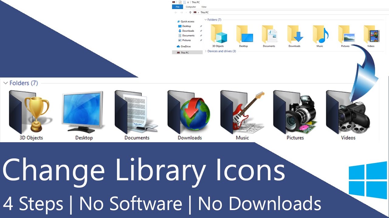 How to Change Library Icons in Windows 10