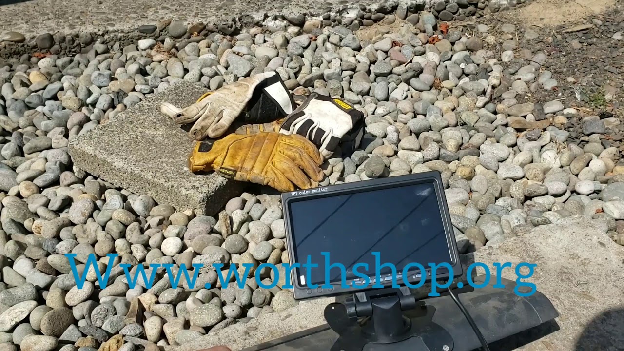 Installing camecho long wired backup rear view camera with 7