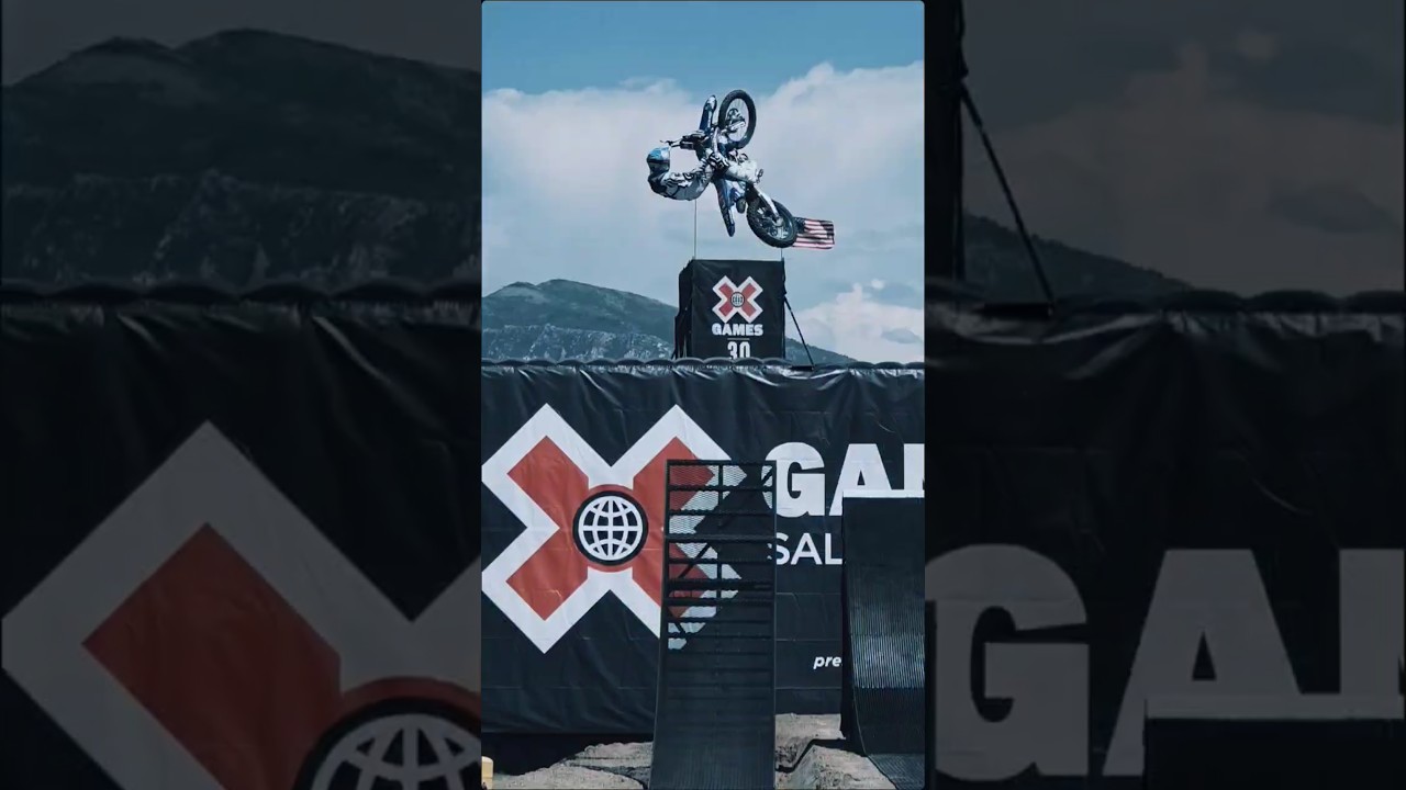 Huge Whip Jarryd Mcneil X Games 2025 Day 1! #shorts #bestwhip #moto