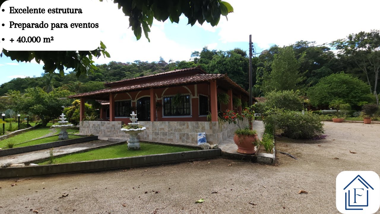 Sítio com estrutura para eventos e mais de 40.000m² em Magé - RJ