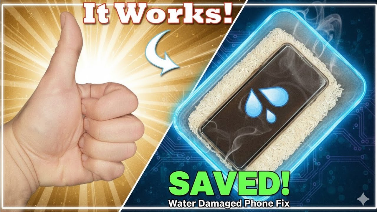 How to Save Your Water Damaged Cell Phone with Rice