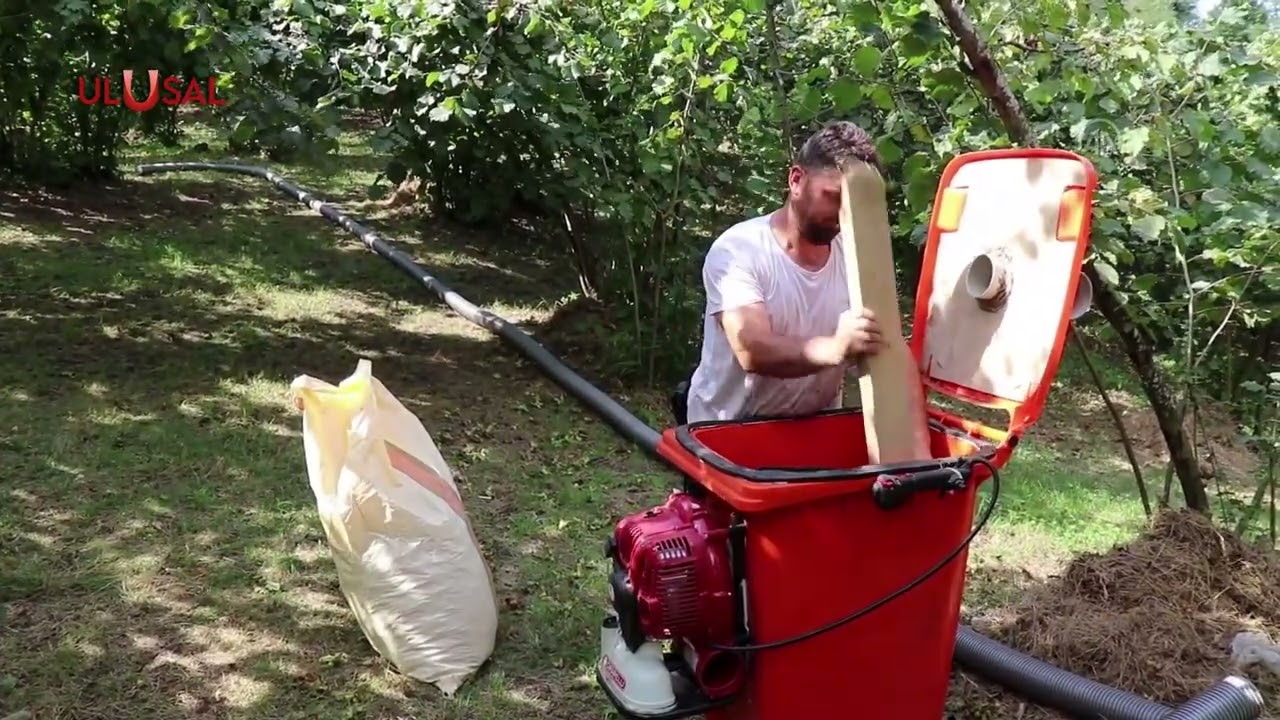 Çöp kovasından fındık toplama makinesi yaptı