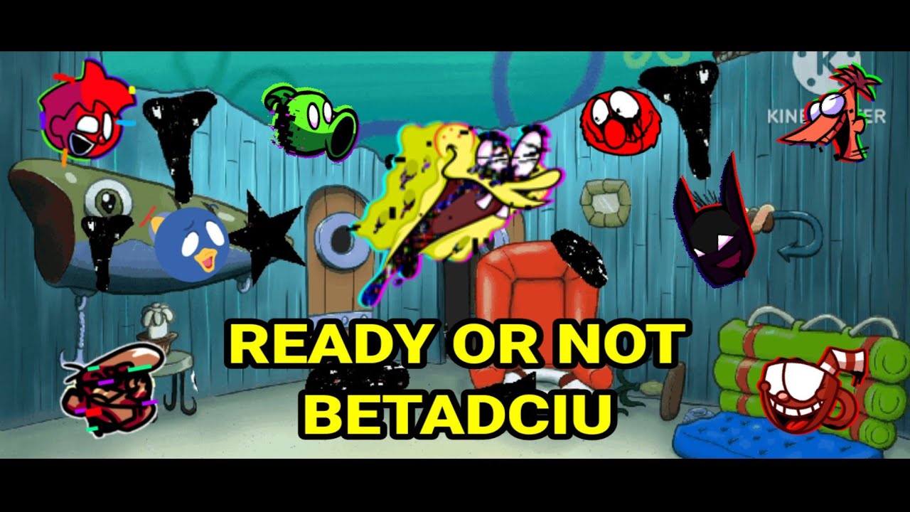 FNF Ready or Not but every turn a different character sings it 🎶 [FNF BETADCIU ANIMATION] PIBBY 1.5