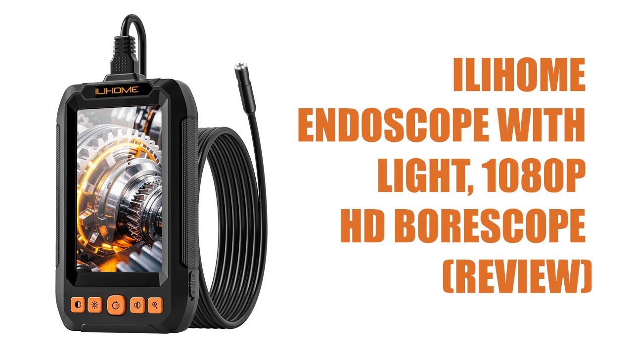 ILIHOME Endoscope with Light, 1080P HD Borescope (Review)
