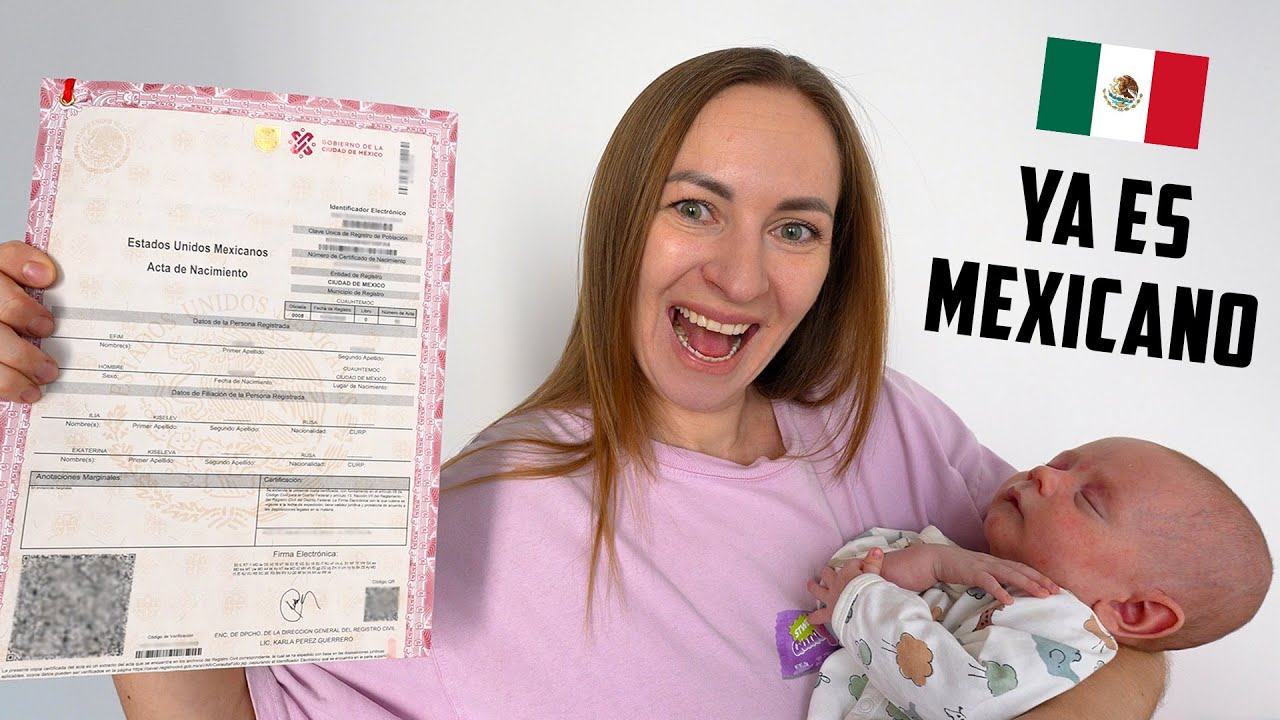 😭 NUESTRO BEB&Eacute; RECIBE la NACIONALIDAD MEXICANA 🇲🇽