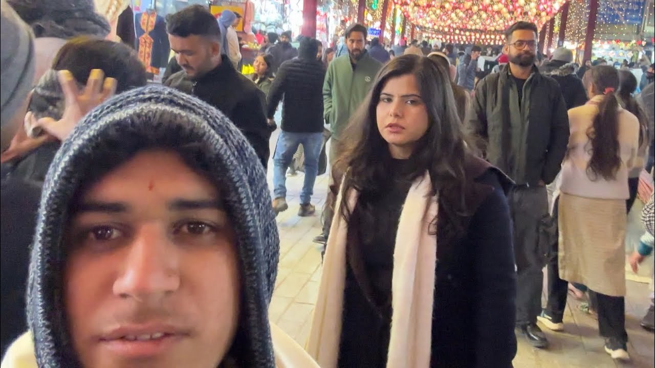 Manali Mall Rode kon mil Gay😱 #himachalpradesh #manali #snowfall #Himachal #vlog #trending #hamirpur