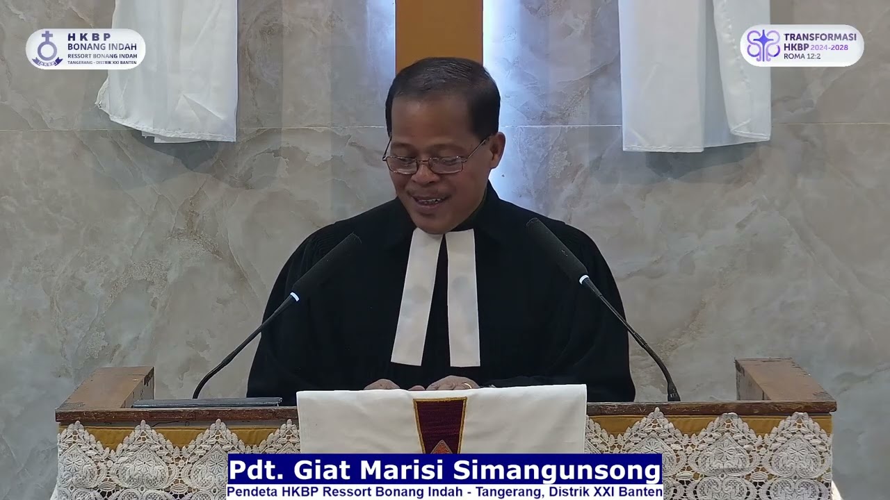 KHOTBAH MINGGU, 25 JANUARI 2026 | Pdt. Giat Marisi Simangunsong | HKBP Bonang Indah | 17.00 WIB