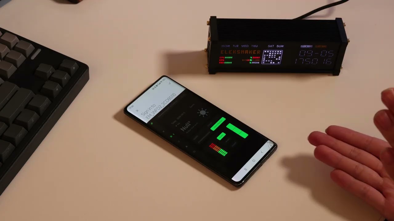 ELEKSMAKER WFD II Smart Clock
