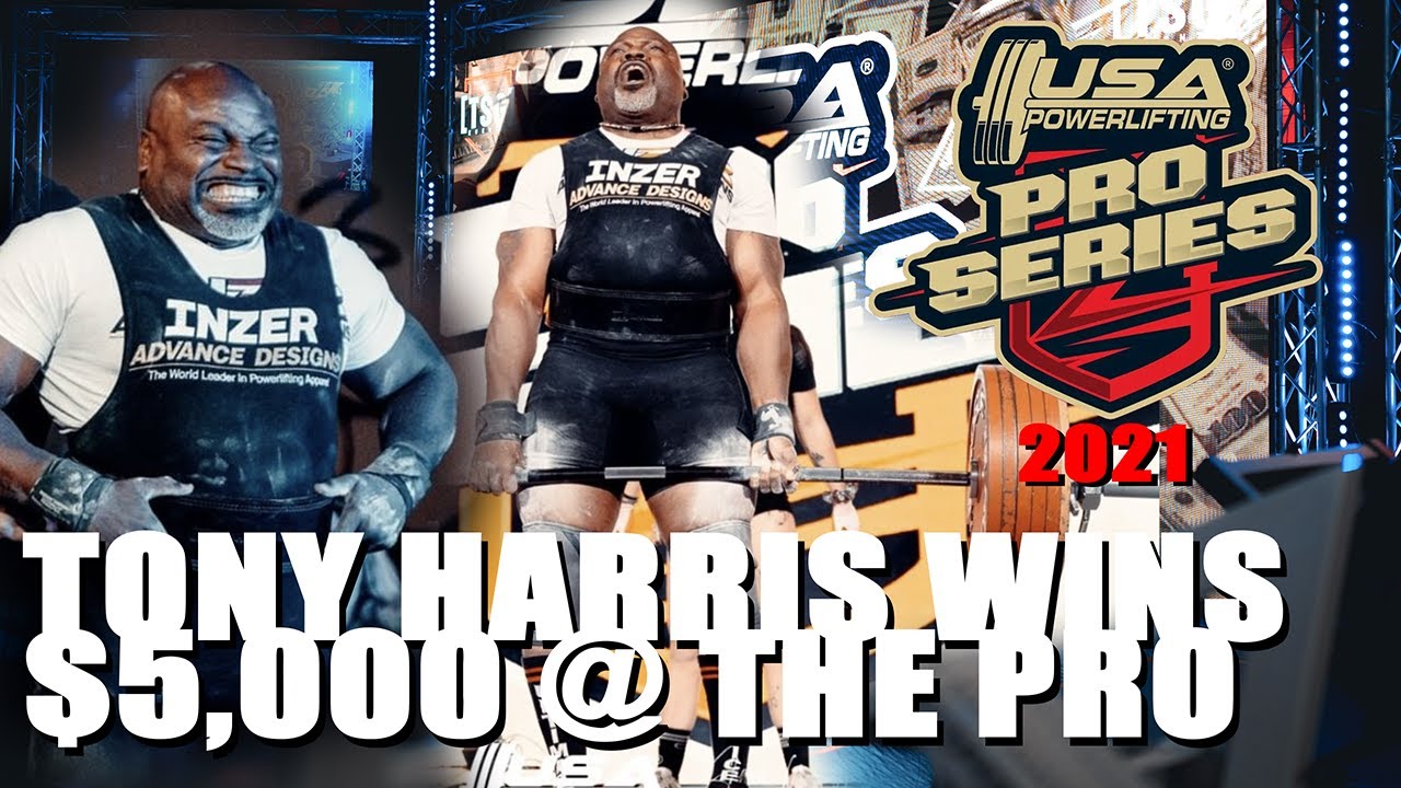 TONY HARRIS WINS $5,000 @ THE MASTERS PRO | USA Powerlifting VA 2021