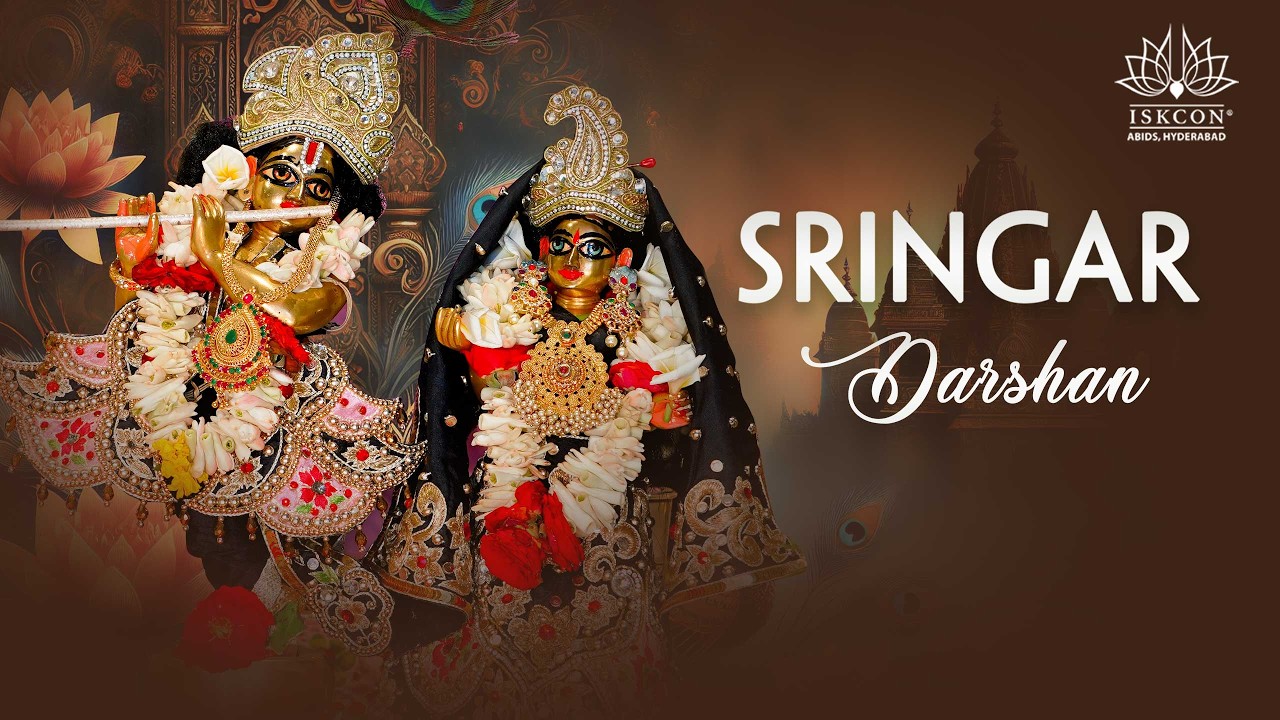 Shringar Aarti Darshan | Guru Puja | Sri Sri Radha Madanmohan Mandir | 06-03-2026 | ISKCON Hyderabad