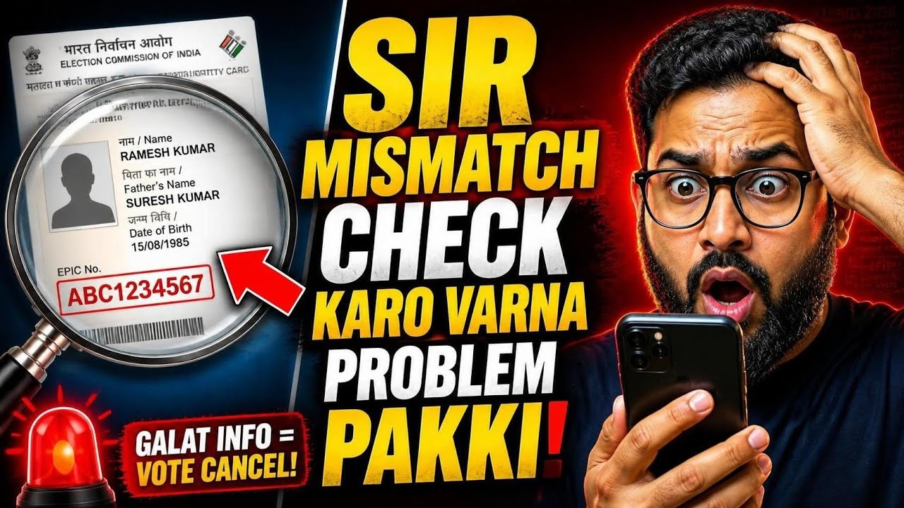 AAPKA Naam ANOMALY me to nahin, jaldi check karein?