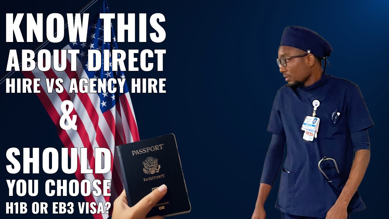 USA NURSE DIRECT vs AGENCY HIRE| H1B vs EB3 VISAS| EVERYTHING YOU NEED TO KNOW !