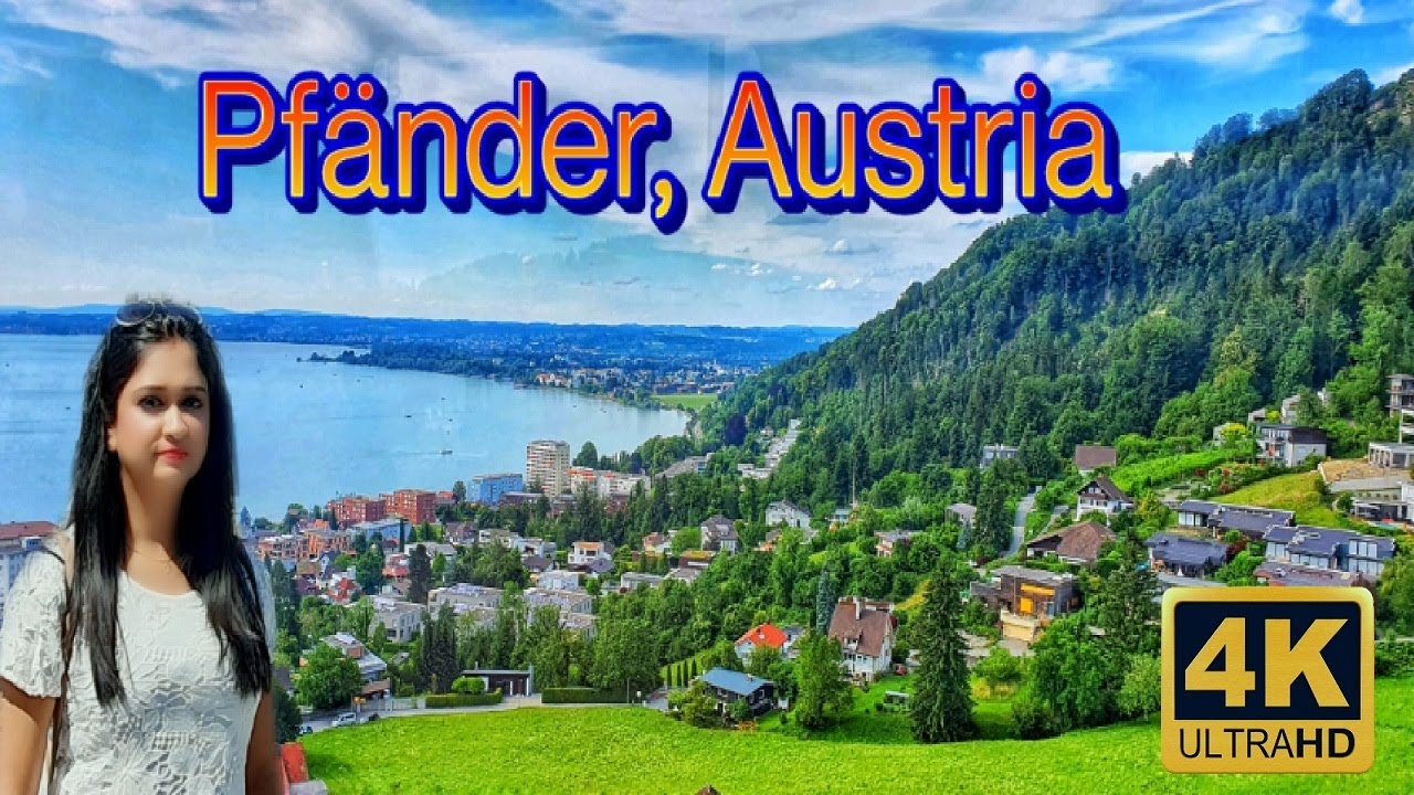 Pfänderbahn - Panoramic cable car ride in Bregenz | Austria | 4k