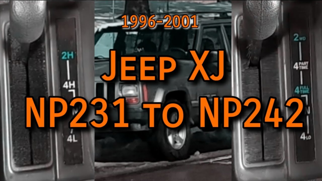 Jeep Cherokee — замена полного привода, 4x4 на AWD [NP231 на NP242] [XJ '96-'01] Модернизация раз...
