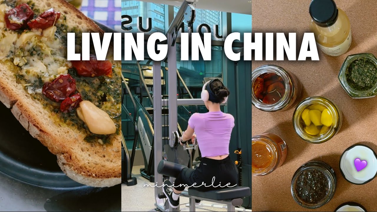 China Vlog 💟 Healthy Grocery Finds from Taobao & Hema + My Gym Workout Routines