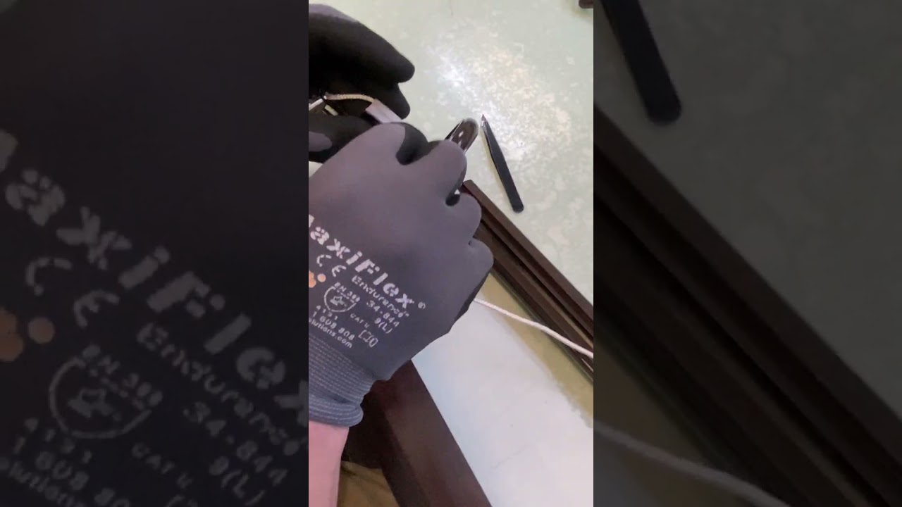 Decorative Traverse Rod - How to Re-string