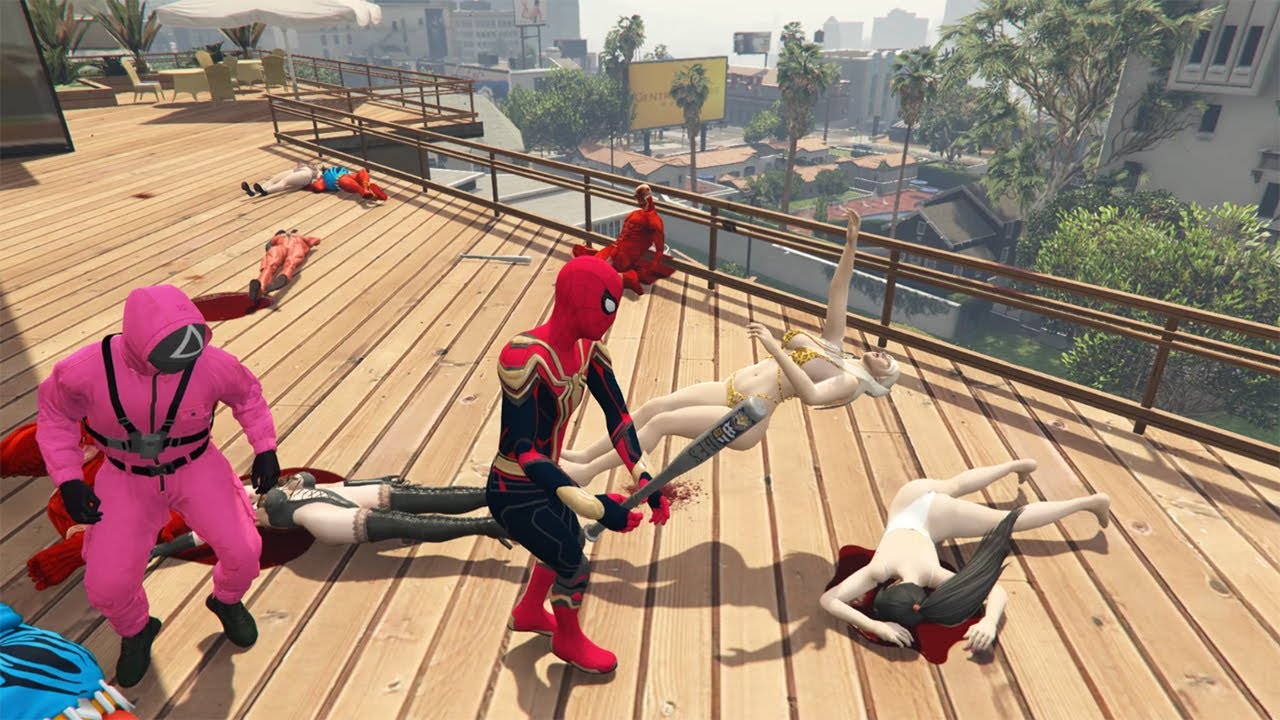 GTA 5 - Spider Man, Super Hero Spider Man, Spider Man Collection 5