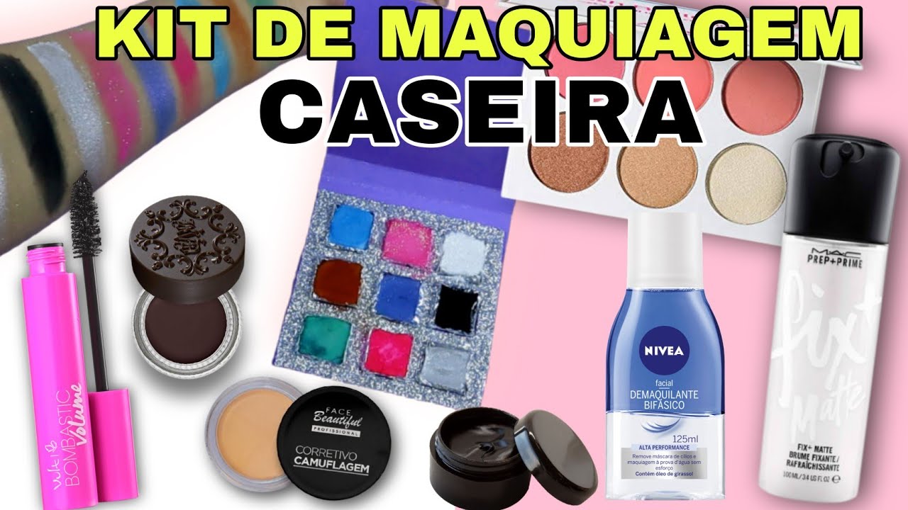 KIT COMPLETO DE MAQUIAGEM CASEIRA - Hosana De Lima