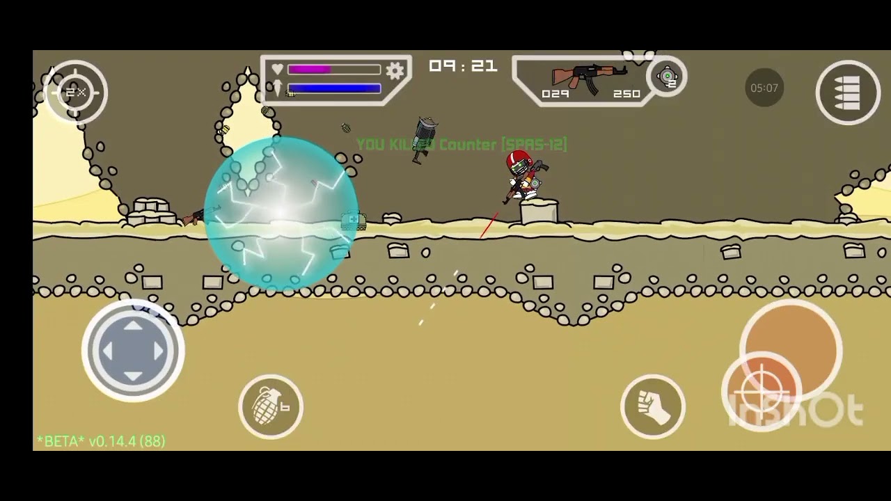 1v1 IN Mini militia 