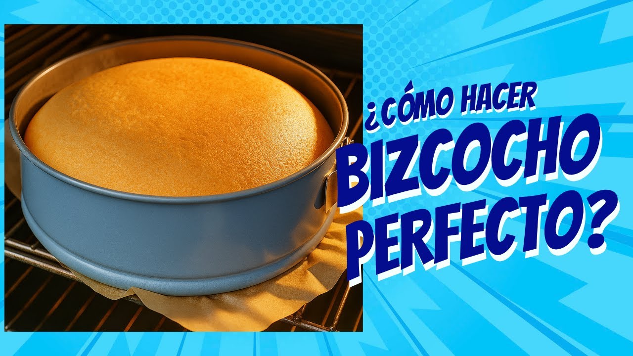 Bizcocho 3 ingredientes | Ideal para 3 leches