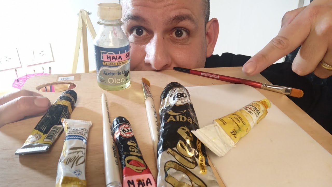 Aprendiendo a pintar con Oleos desde cero . Parte #01