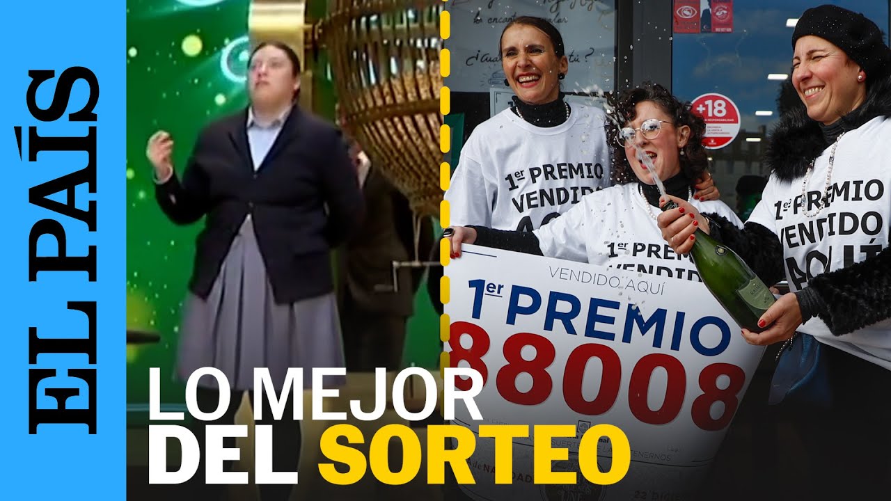 LOTERÍA NAVIDAD 2023 | Las imágenes más emocionantes del sorteo del Gordo | EL PAÍS