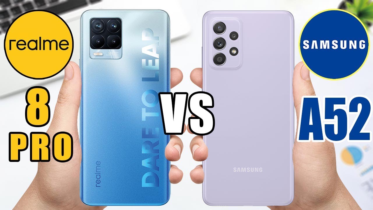 Realme 8 Pro vs Samsung Galaxy A52