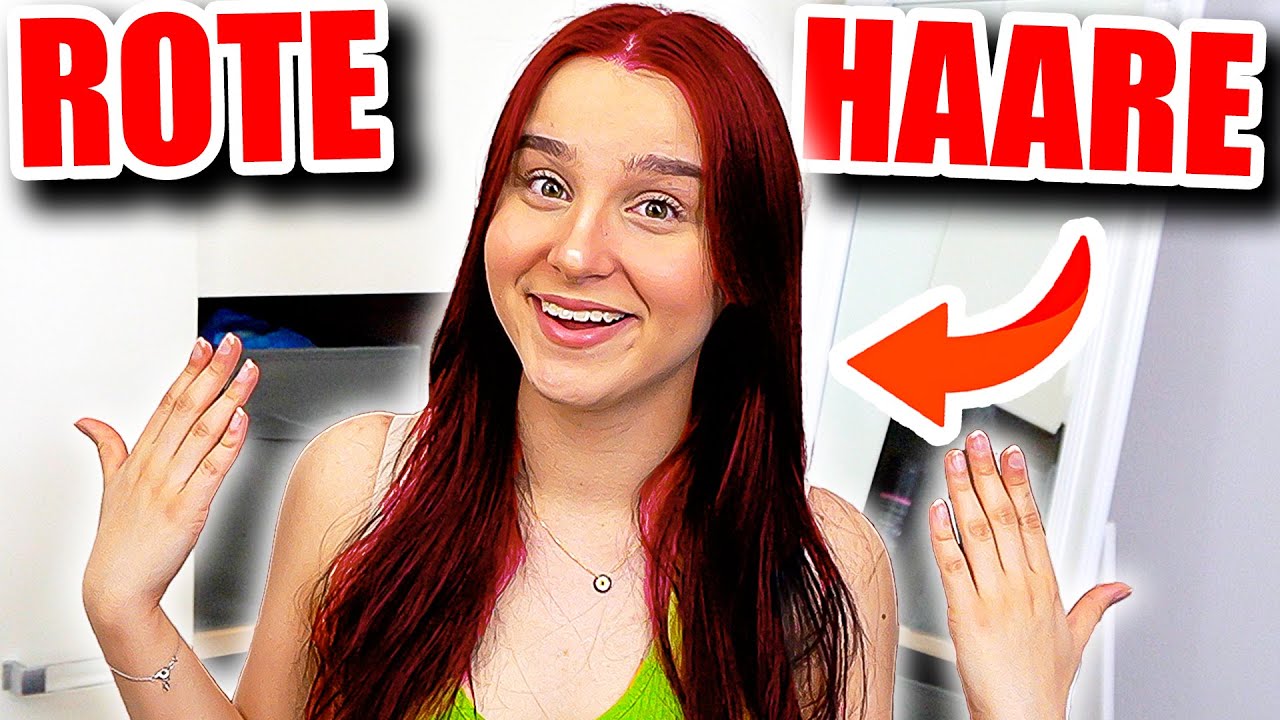 HAARE ROT FÄRBEN 🤫 (Sorry Alina) - Celina