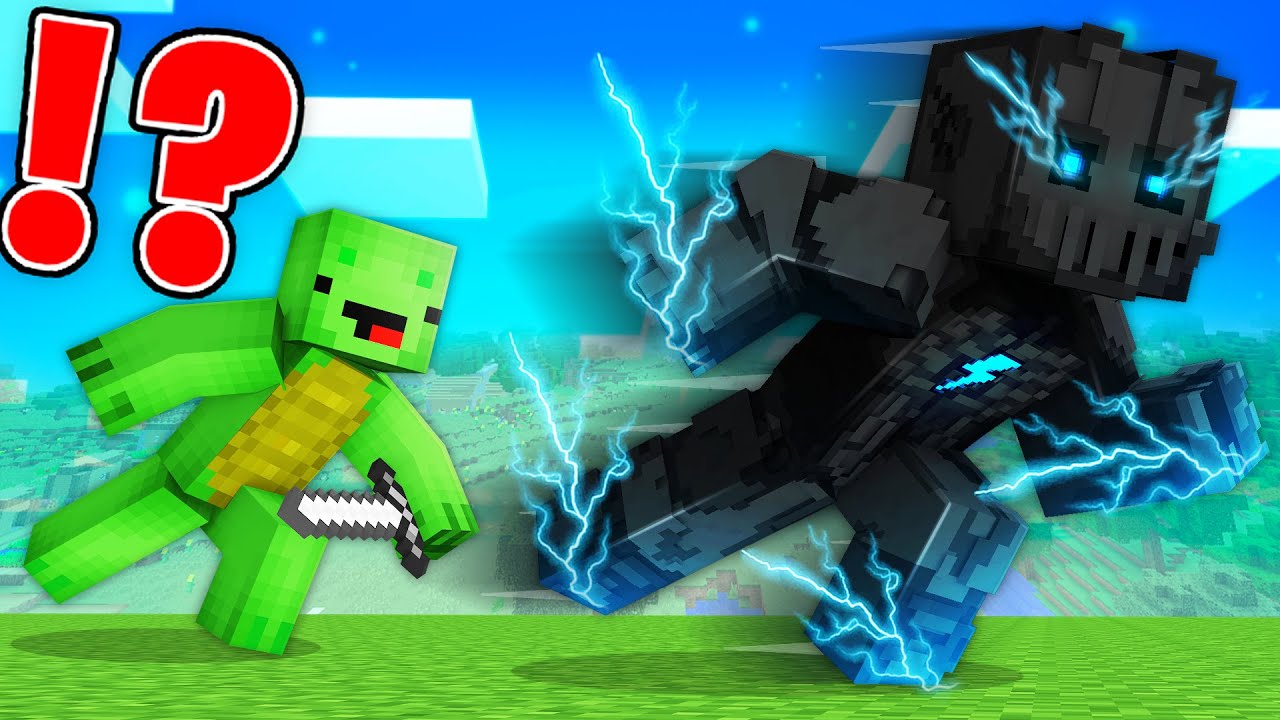 ZOOM Speedrunner vs Hunter in Minecraft - Maizen JJ and Mikey