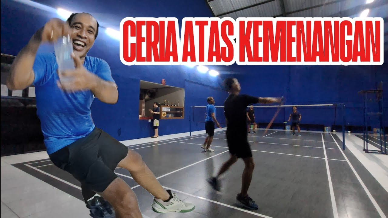 Badminton Time - 20260225 Hujan angin diluar di dalam smash seperti petir