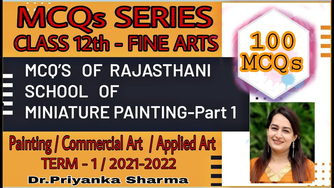 MCQs |CBSE | Rajasthani School of Art | Class 12 | Fine Arts | Painting | Priyanka Sharma Art Studio