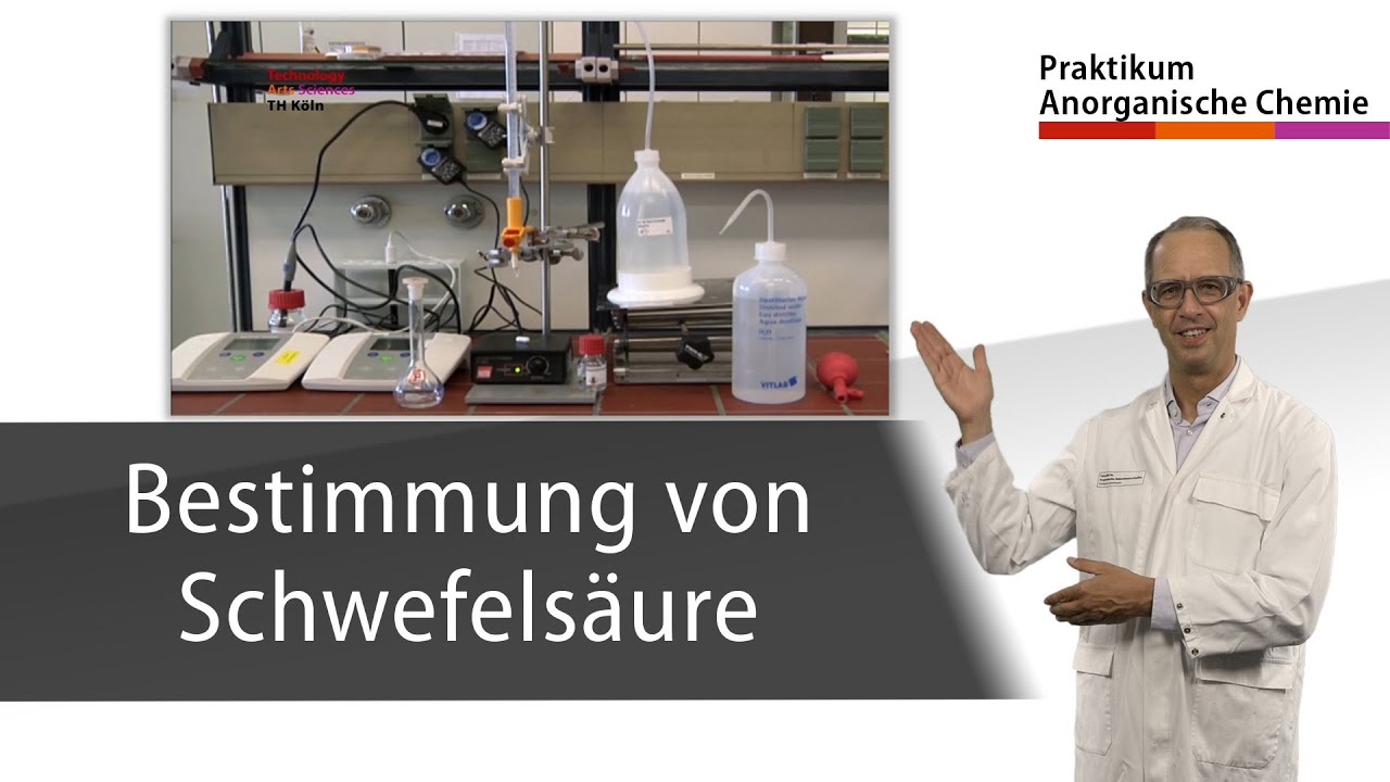 Bestimmung von Schwefelsäure - Praktikum Anorganische Chemie