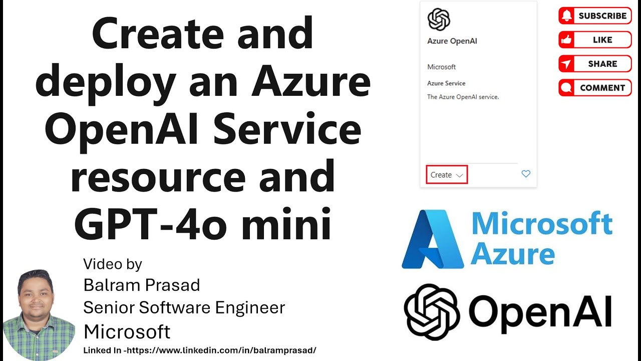 Начните работу со службой Azure OpenAI | Легко создавайте и развертывайте модели