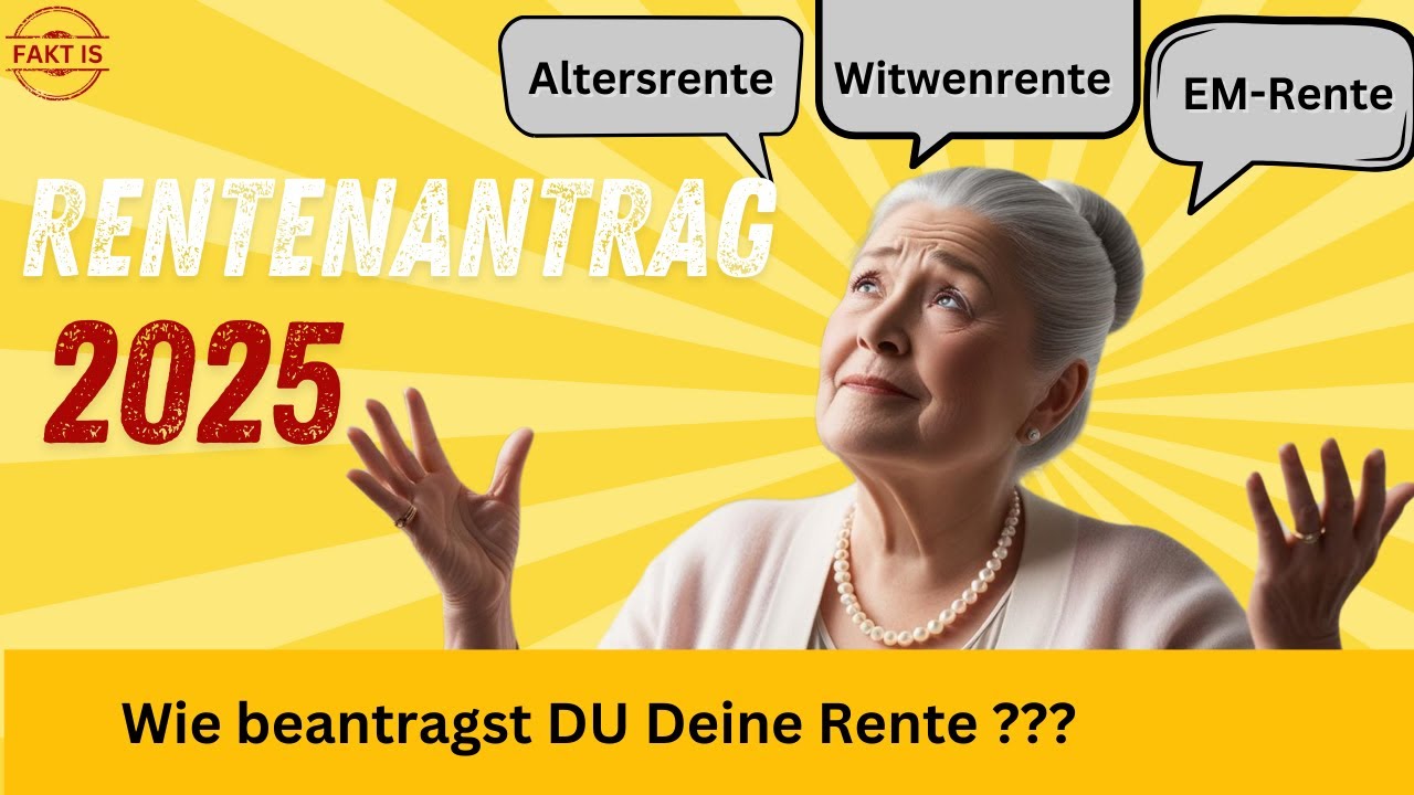 Rente beantragen 2025: So funktioniert es - und diese Unterlagen brauchst Du ...