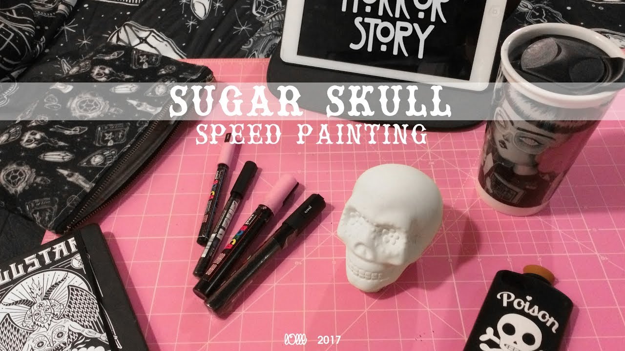 SUGAR SKULL ♥ speed-painting
