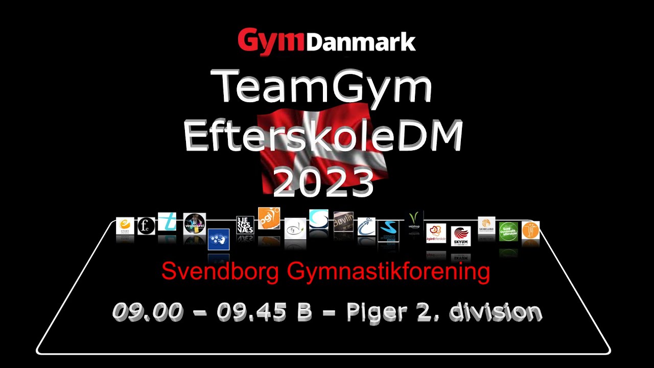 TeamGym Efterskole DM B Piger 2.  Division