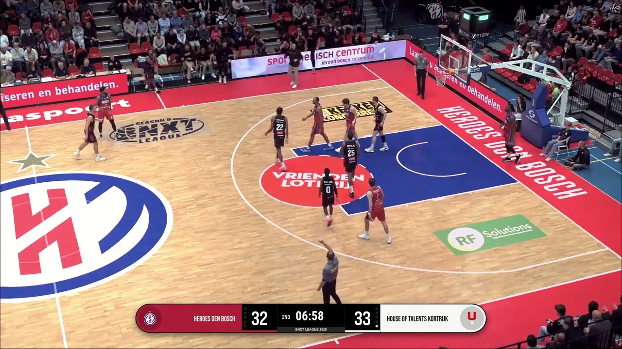 Darren Williams with 18 Points vs  Heroes Den Bosch