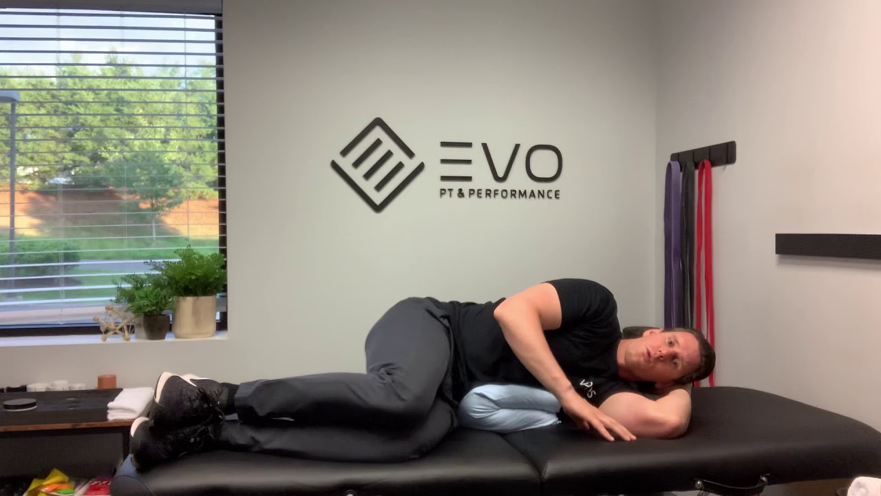 Left Sidelying Right Lateral Chest Wall Expansion